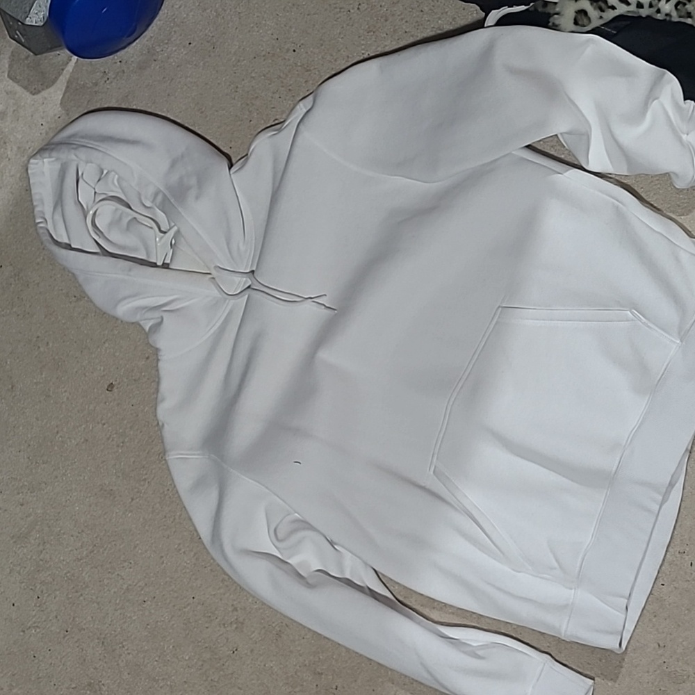 Men's white hoodie large h&m